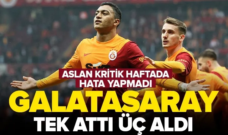 Okçu iş başında I Galatasaray 1-0 Konyaspor MAÇ SONUCU-ÖZET