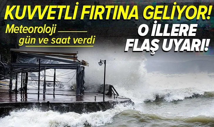 Meteoroloji'den son dakika fırtına uyarısı! O illerde yaşayanlar dikkat! İstanbul Ankara İzmir hava durumu...