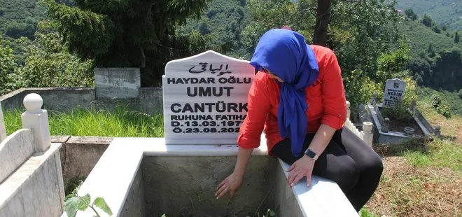 Giresun’da 2 yıl önce sel felaketinde kaybolmuştu! Eşi teselli için boş mezar yaptırdı