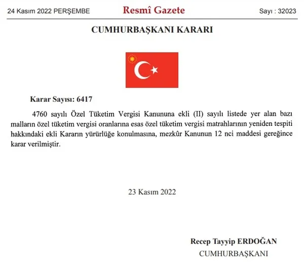 Otomobil alacaklar dikkat! ÖTV matrah düzenlemesi Resmi Gazete’de yayımlandı! İşte detaylar...