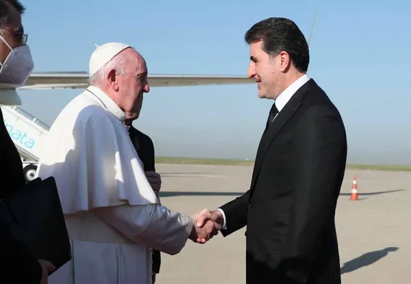 Son dakika: Irak ziyaretini sürdüren Papa Franciscus Erbil’de