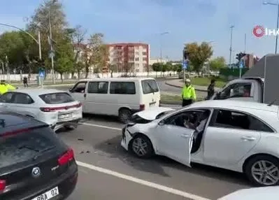 Samsun’da zincirleme kaza: 1 yaralı