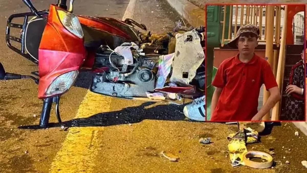 Otomobilin çarptığı elektrikli bisikletteki 13 yaşındaki Asaf, öldü