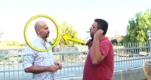 Muhabir, FETÖ’cü komedyenin yüzüne tükürdü