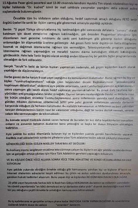 Bedirhan Gökçe FETÖ'cü mü? - 1