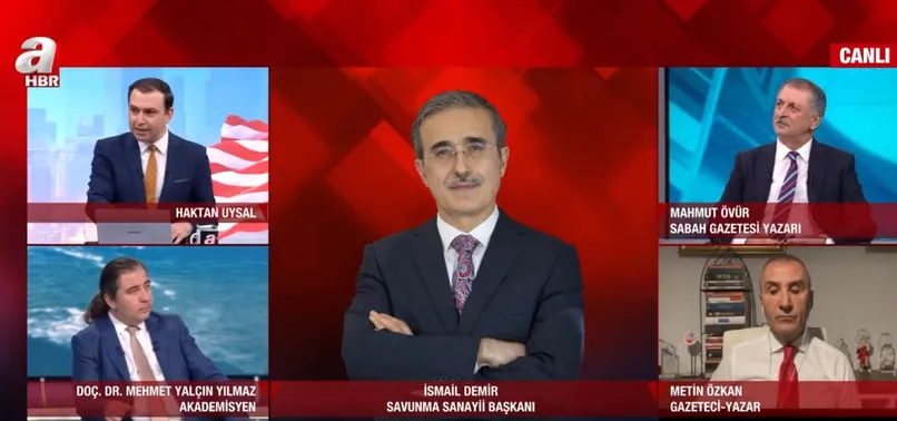 ABD’nin hakkında yaptırım kararı aldığı Savunma Sanayii Başkanı Demir’den A Haber’de flaş açıklamalar