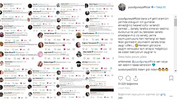 Yusuf Güney'den Ekrem İmamoğlu’na destek olan ünlülere sert eleştiri - 1