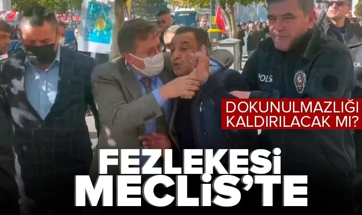 Son dakika: Şehit ağabeyine küfreden İYİ Partili Lütfü Türkkan’ın fezlekesi Meclis’te