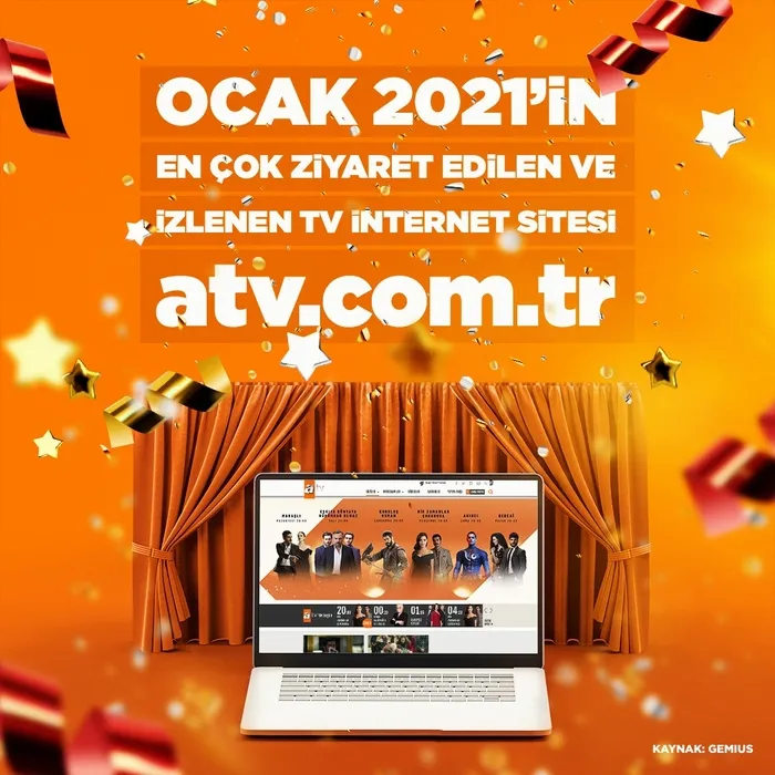 Ocak ayında dijitalin birincisi 'atv.com.tr' oldu! - 1