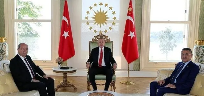 Son dakika: Başkan Erdoğan KKTC Başbakanı Tatar’ı kabul etti
