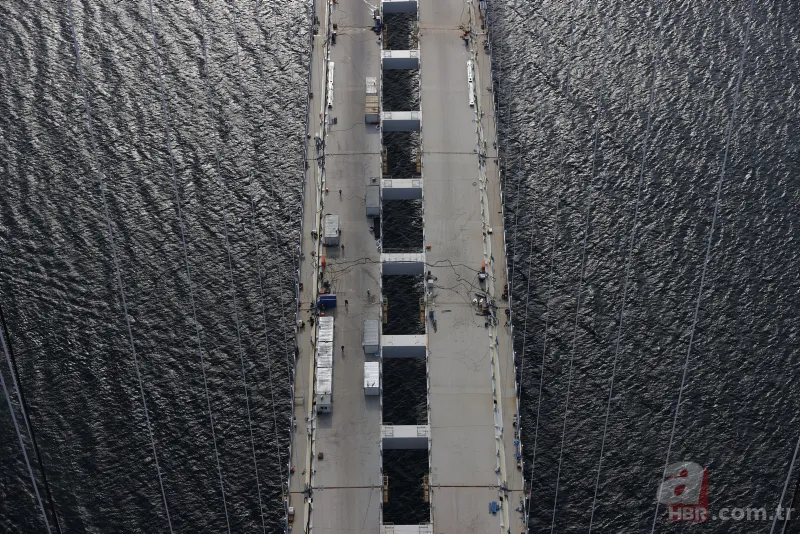 1915 Çanakkale Köprüsü için büyük gün: İlk adım atıldı! 318 metre yükseklikten görüntülendi 19