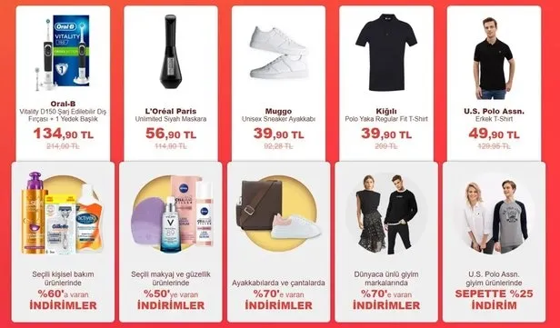 Hepsiburada 14,15,16 Eylül Dev İndirim günleri başladı! Binlerce üründe indirim kapış kapış gidiyor...