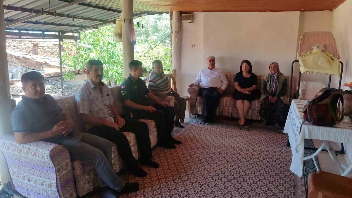 Kurban Bayramı'nda şehit aileleri unutulmadı