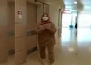 İyileşen hemşireyi mesai arkadaşları taburcu etti