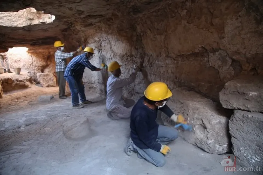 Diyarbakır'da bin 700 yıllık yeraltı tapınağı 16