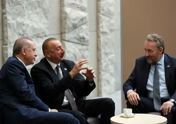 Başkan Erdoğan Brüksel'de İlham Aliyev ve Bakir İzetbegovic ile üçlü görüşme yaptı