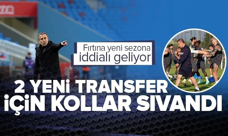 Trabzonspor Teknik Direktörü Abdullah Avcı’dan flaş transfer açıklaması! 2 isim daha...