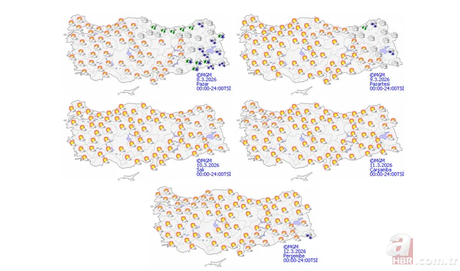 Meteoroloji’den sarı kod: 5 ilde kuvvetli yağış ve kar alarmı! Hakkari, Siirt... 8