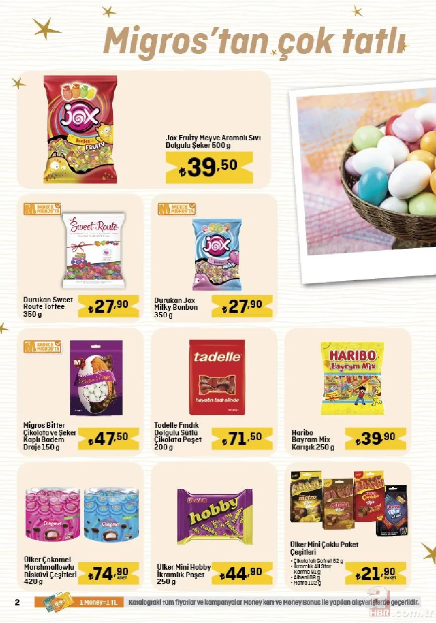 Migros bayrama özel indirim kataloğu yayınladı! 10 Nisan itibari ile bayram şekeri, çikolata ve hediyeliklerde sürpriz fiyat geliyor 19