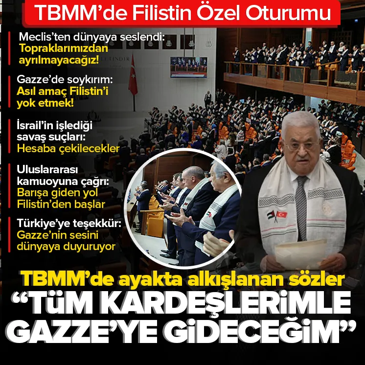 TBMMde Filistin Özel Oturumu