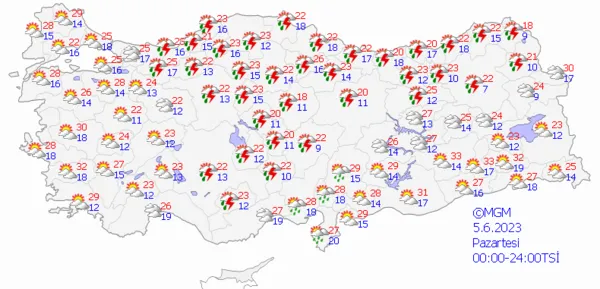 1685544651473.png Haziran ayı yağmurla başlıyor! Meteoroloji'den çok sayıda ile son dakika uyarısı! İstanbul Ankara İzmir hava durumu... - 8