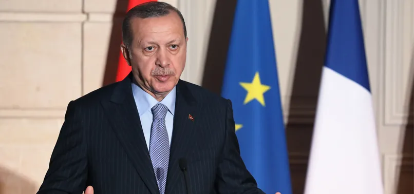 Cumhurbaşkanı Erdoğan Fransa'da konuştu