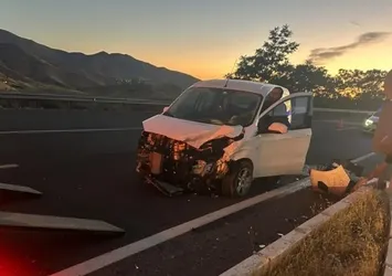 Elazığ'da trafik kazası: 1 yaralı