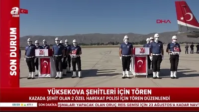 Yüksekova şehitleri için tören