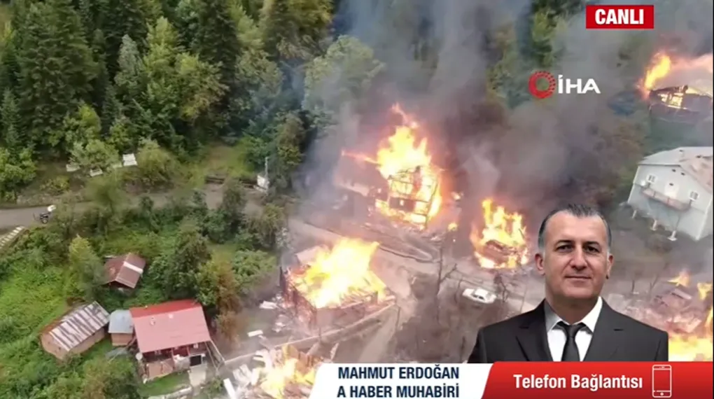 Kastamonu’da korkutan köy yangını kontrol altına alındı: 10 ev kullanılamaz hale geldi