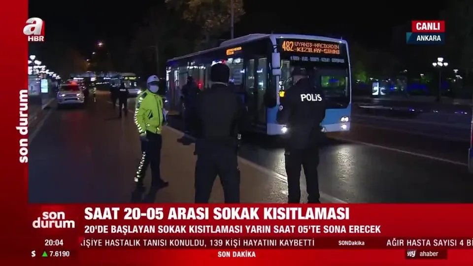 Sokağa çıkma kısıtlaması sonrası Ankara’da son durum nasıl?