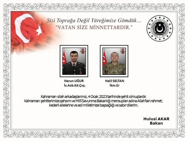 baskan-erdogandan-sehit-harun-ugur-ve-halil-seltanin-ailelerine-taziye-1672930510798.jpg Başkan Erdoğan'dan şehit Harun Uğur ve Halil Seltan'ın ailelerine taziye - 1