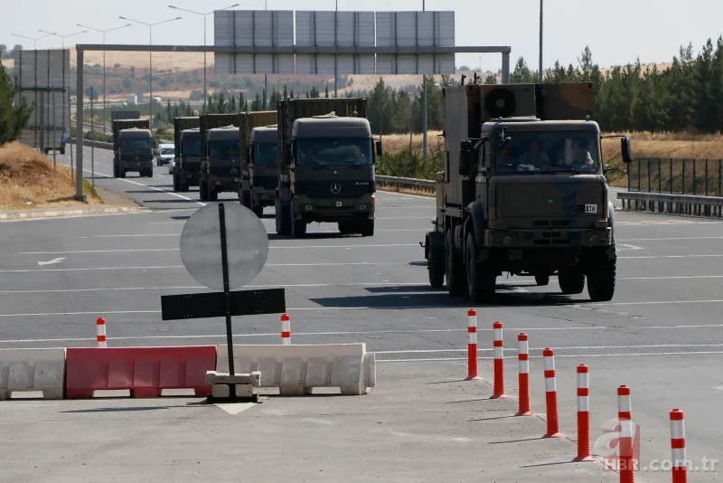 Son dakika: S-400 teslimatının ardından Suriye sınırında dikkat çeken sevkiyat 15