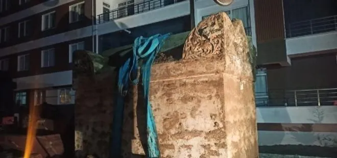 Bolu’da bahçe duvarı kazasına bulundu! Roma dönemine ait