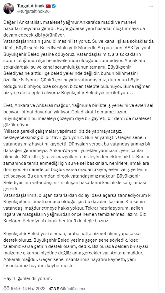 ankara-sular-altinda-mansur-yavas-kilicdaroglunun-izinde-faturayi-askiye-kesti-kendini-kurtaracagini-saniyor-1686764509478.jpg Ankara sular altında! Mansur Yavaş Kılıçdaroğlu’nun izinde! Faturayı ASKİ’ye kesti! “Kendini kurtaracağını sanıyor” - 13