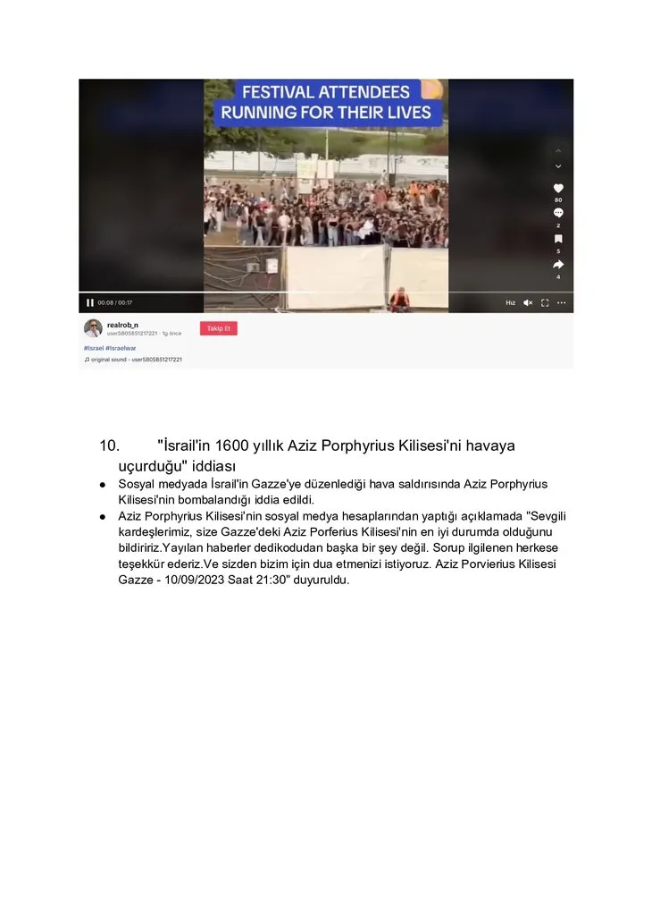 İsrail-Filistin savaşıyla ilgili yalanlar gerçekler | Dikkat! Hızlı bir şekilde yayılıyor