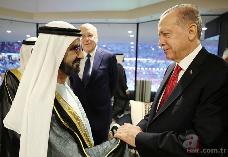 Başkan Recep Tayyip Erdoğan 2022 Dünya Kupası'nı dünya liderleri ile birlikte izledi