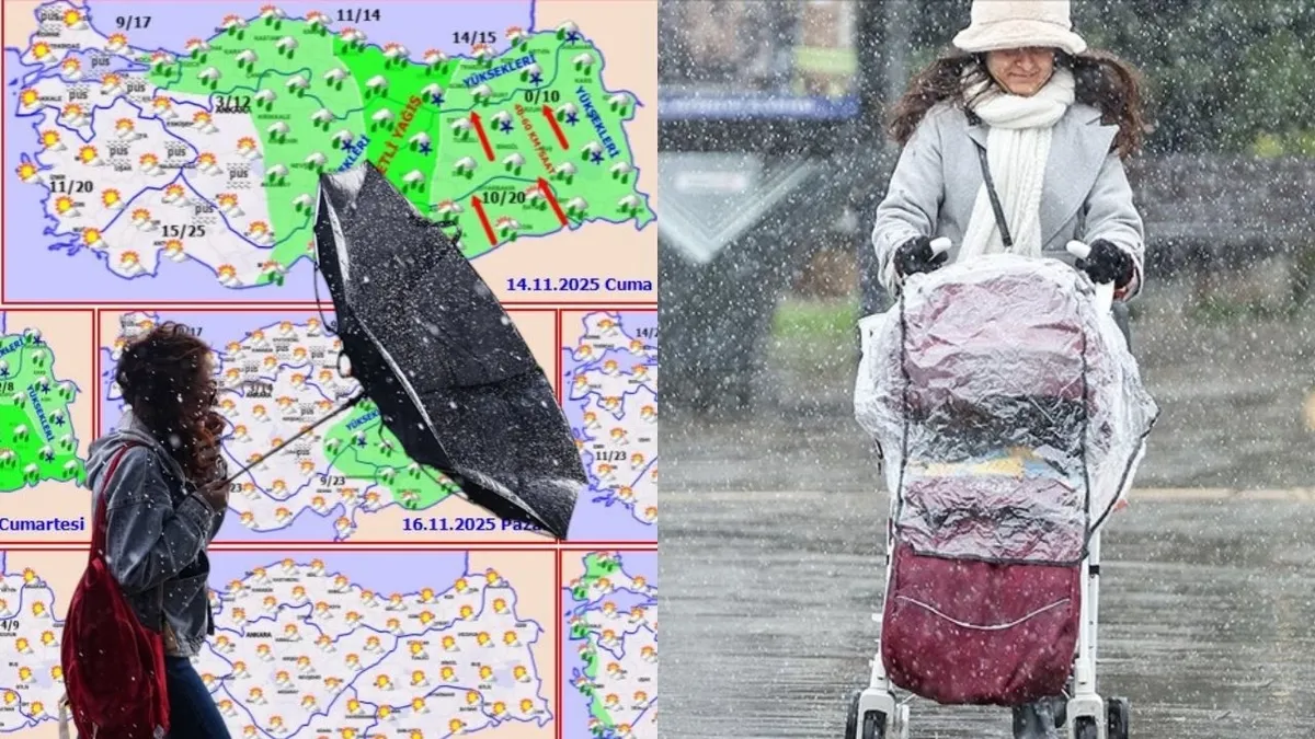 Kış yüzünü gösteriyor, o saatte karla karışık yağmur geliyor! MGM’den 6 ile sarı kodlu uyarı: Ordu, Giresun, Sivas…