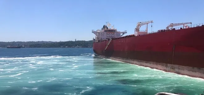 Son dakika: İstanbul Boğazı’nda tanker arızası