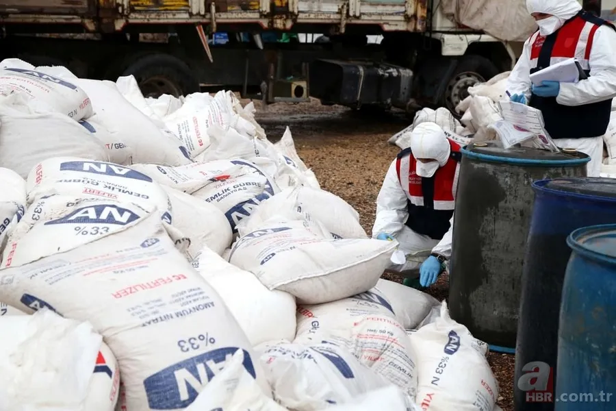 Dİyarbakır'da 157 ton amonyum nitrat ele geçirildi 13