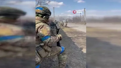 Rusya-Ukrayna savaşında ABD askerleri görüntülendi! Savunma hattında savaşıyorlar - 2