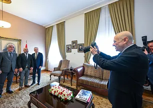 MHP lideri Bahçeli TFMD Yönetim Kurulu'nu kabul etti