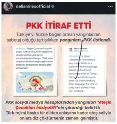 ABD’li şarkıcı Della Miles’den ‘Help Turkey’ tepkisi: Dertleri Türkiye’yi küçük göstermek