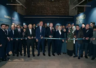 Başkan Erdoğan Hane İslam Eserleri Sergisi’nin kurdelesini kesti