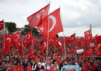Köln'deki mitingde Cumhurbaşkanı Erdoğan'ın mesajı okundu