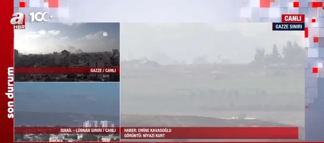İsrail Gazze katliamında 34. gün! A Haber savaş bölgesinde