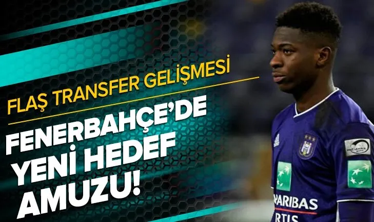 Fenerbahçe’nin yeni hedef Anderlecht’in sol kanat oyuncusu Amuzu!