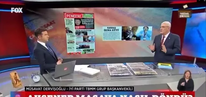 Baraj altında kalmaktan korkan İYİ Parti’den akıllara ziyan sözler! Müsavat Dervişoğlu’nun iddiaları alay konusu oldu: Meğer Akşener tiyatro oynamış