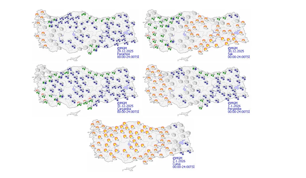 KUVVETLİ YAĞIŞ UYARISI