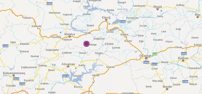 Son dakika: Malatya’da 5,2’lik deprem