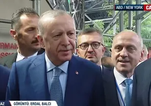 Başkan Erdoğan'a Türkevi'nde coşkulu karşılama